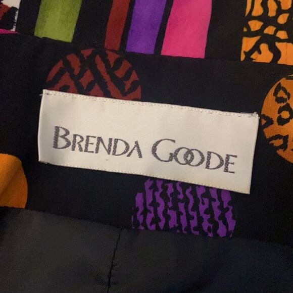 Brenda Goode vintage abstract circle multi-print oversized blazer - Picture 4 of 4